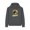 gerissen-wie-ein-lamm-comic__stanley-stella-gamechanger__anthracite__front-main kuscheliger „Noch Fragen?“-Hoodie | unisex, bio | 🛜 GERISSEN WIE EIN LAMM
