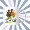 Tasse mit Cover für Kaffee, Tee und Podcast-Freunde | 325 ml, weiß | 🛜 GERISSEN WIE EIN LAMM