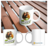 Tasse mit Cover für Kaffee, Tee und Podcast-Freunde | 325 ml, weiß | 🛜 GERISSEN WIE EIN LAMM