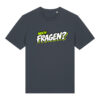 gerissen-wie-ein-lamm-schriftzug-fragen__stanley-stella-creator-2-0__india-ink-grey__front-main „Noch Fragen?“-Shirt | unisex, bio, OEKOTEX-100, diverse Farben | 🛜 GERISSEN WIE EIN LAMM
