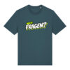gerissen-wie-ein-lamm-schriftzug-fragen__stanley-stella-creator-2-0__stargazer__front-main „Noch Fragen?“-Shirt | unisex, bio, OEKOTEX-100, diverse Farben | 🛜 GERISSEN WIE EIN LAMM
