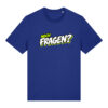 gerissen-wie-ein-lamm-schriftzug-fragen__stanley-stella-creator-2-0__worker-blue__front-main „Noch Fragen?“-Shirt | unisex, bio, OEKOTEX-100, diverse Farben | 🛜 GERISSEN WIE EIN LAMM