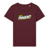 gerissen-wie-ein-lamm-schriftzug-fragen__stanley-stella-expresser-2-0__burgundy__front-main „Noch Fragen?“-Shirt mit Taille | Damen, 155 g/m², verschiedene Farben | 🛜 GERISSEN WIE EIN LAMM