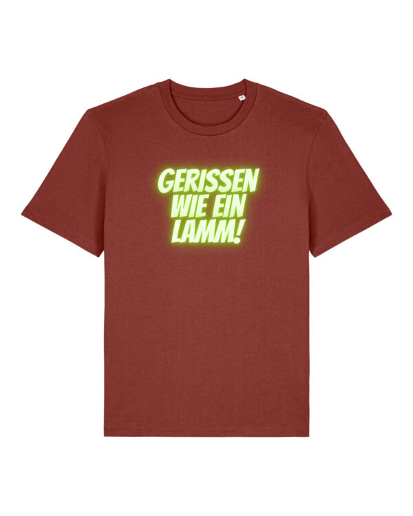 Logo-Shirt | unisex, bio, OEKOTEX-100, diverse Farben | 🛜 GERISSEN WIE EIN LAMM
