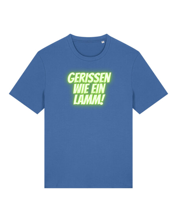 Logo-Shirt | unisex, bio, OEKOTEX-100, diverse Farben | 🛜 GERISSEN WIE EIN LAMM