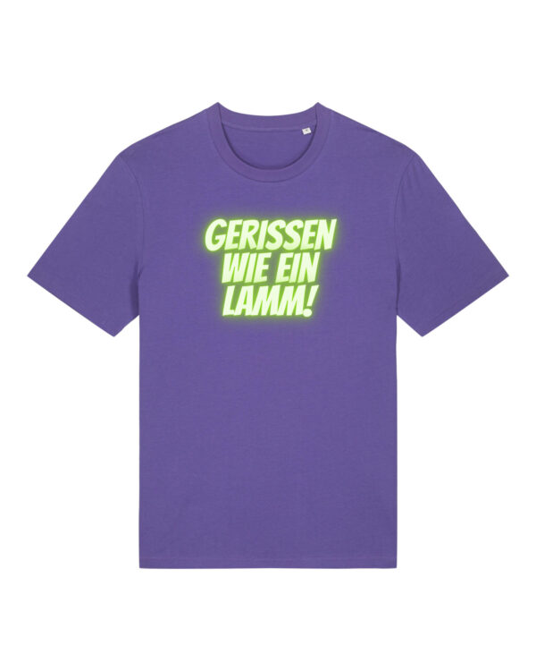 Logo-Shirt | unisex, bio, OEKOTEX-100, diverse Farben | 🛜 GERISSEN WIE EIN LAMM