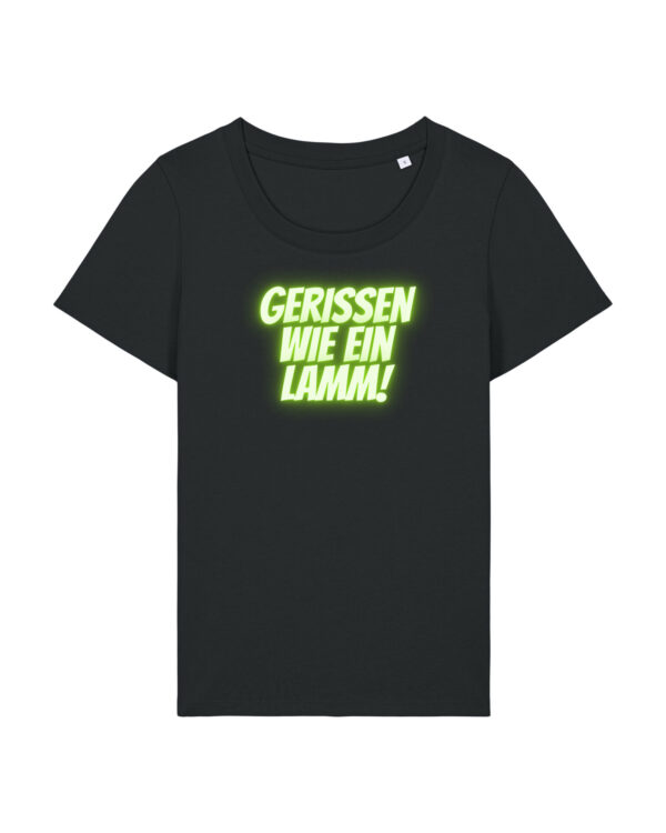 Logo-Shirt mit Taille | Damen, 155 g/m², verschiedene Farben | 🛜 GERISSEN WIE EIN LAMM