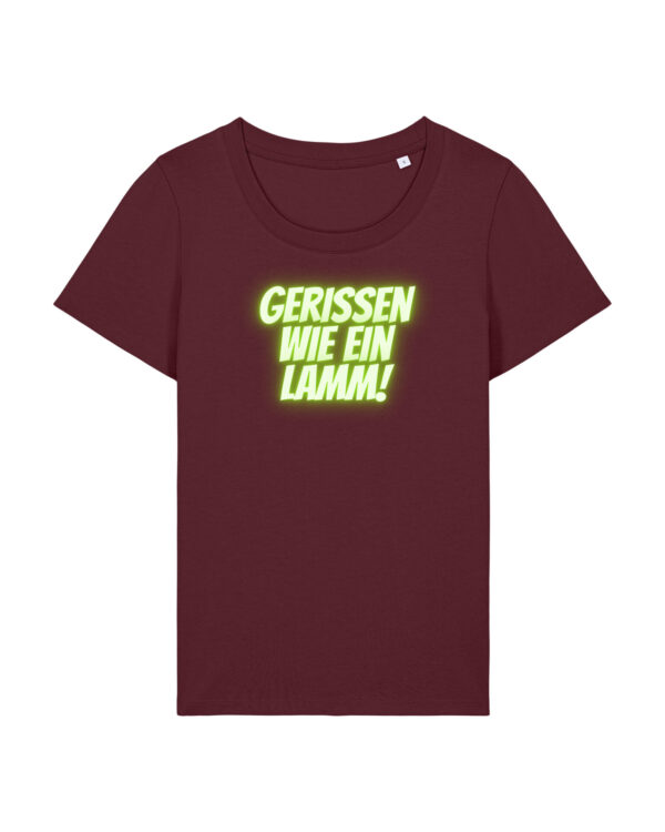 Logo-Shirt mit Taille | Damen, 155 g/m², verschiedene Farben | 🛜 GERISSEN WIE EIN LAMM