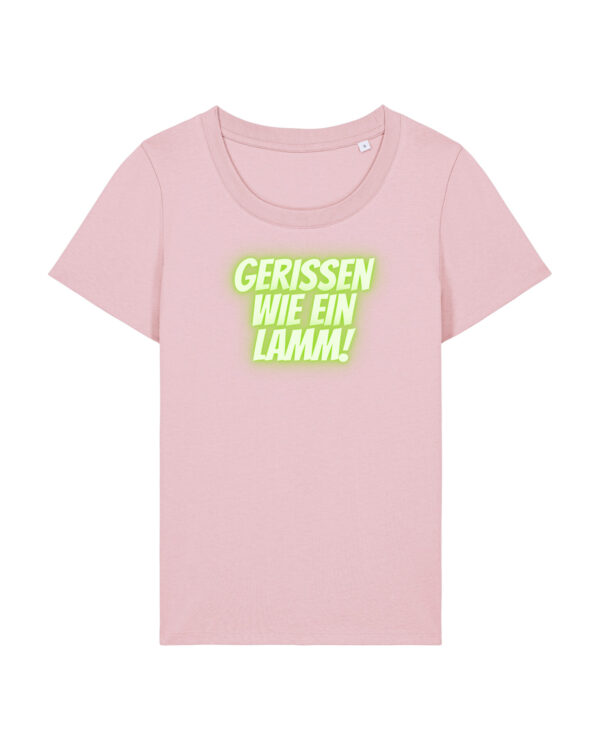 Logo-Shirt mit Taille | Damen, 155 g/m², verschiedene Farben | 🛜 GERISSEN WIE EIN LAMM