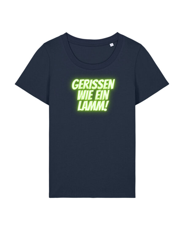 Logo-Shirt mit Taille | Damen, 155 g/m², verschiedene Farben | 🛜 GERISSEN WIE EIN LAMM