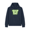 gerissen-wie-ein-lamm-schriftzug__stanley-stella-gamechanger__french-navy__front-main kuscheliger Logo-Hoodie | unisex, bio | 🛜 GERISSEN WIE EIN LAMM