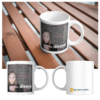 Tasse mit Cover für Kaffee, Tee und Podcast-Freunde | 325 ml, weiß | 🛜 IRMIMI