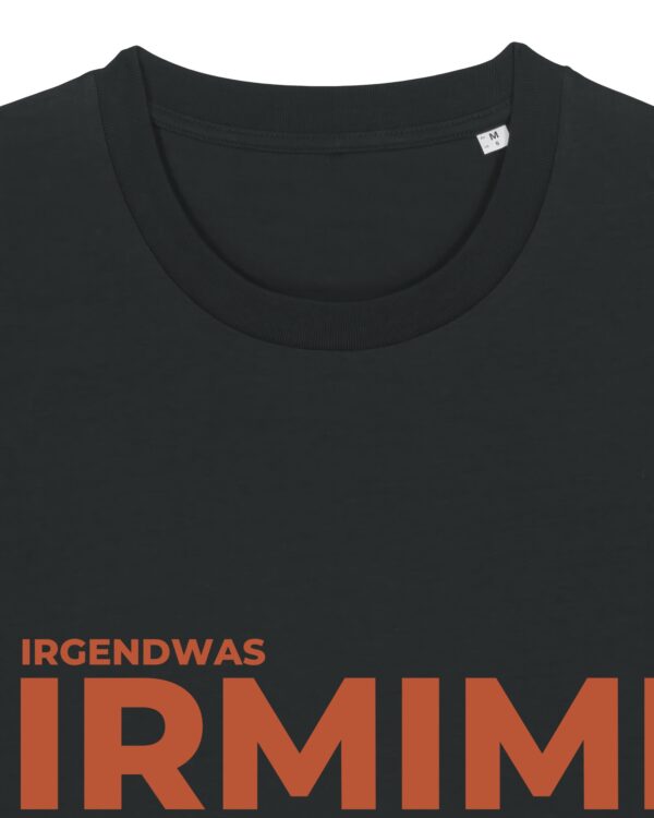 Logo-Shirt (orange) | unisex, bio, OEKOTEX-100, verschiedene Farben | 🛜 IRMIMI