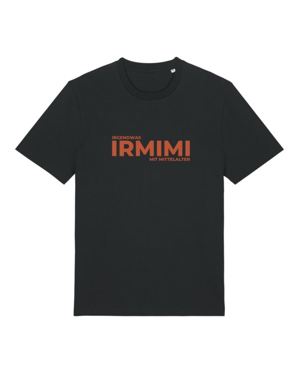 Logo-Shirt (orange) | unisex, bio, OEKOTEX-100, verschiedene Farben | 🛜 IRMIMI