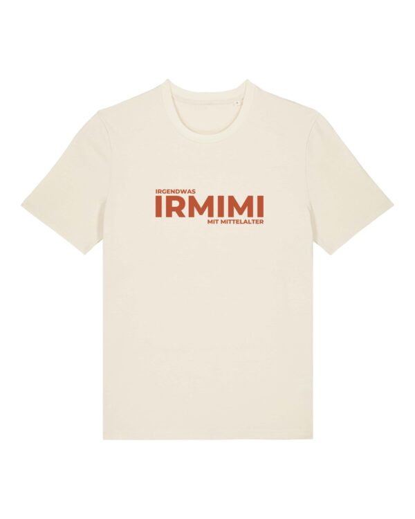 Logo-Shirt (orange) | unisex, bio, OEKOTEX-100, verschiedene Farben | 🛜 IRMIMI