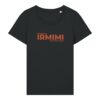 Logo-Shirt (orangefarbener Print) | Damen, bio, OEKOTEX-100, verschiedene Farben | 🛜 IRMIMI
