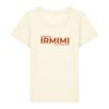 Logo-Shirt (orangefarbener Print) | Damen, bio, OEKOTEX-100, verschiedene Farben | 🛜 IRMIMI