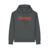gemütlicher Logo-Hoodie (orangefarbener Print) | unisex, extrem kuschelig, OEKOTEXT 100, recycelt | 🛜 IRMIMI