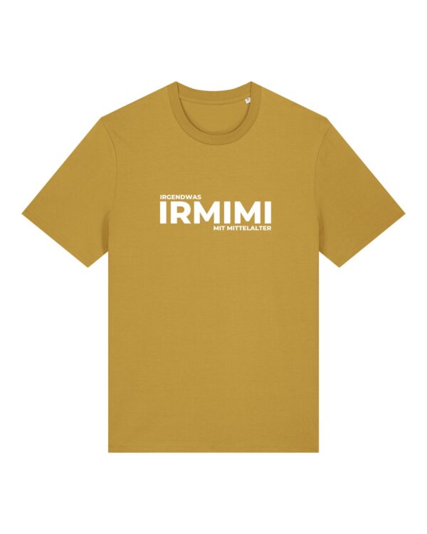 Logo-Shirt (weiß) | unisex, bio, OEKOTEX-100, verschiedene Farben | 🛜 IRMIMI