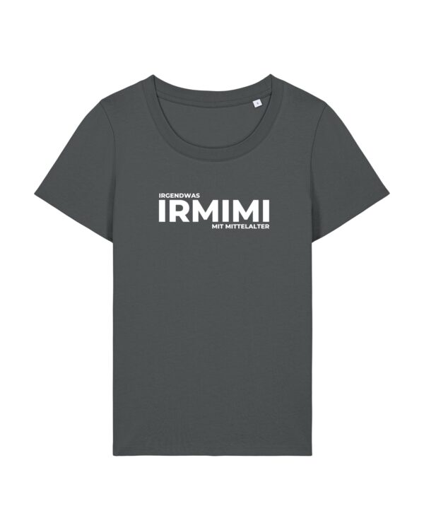 Logo-Shirt (weiß) | Damen, bio, OEKOTEX-100, verschiedene Farben | 🛜 IRMIMI