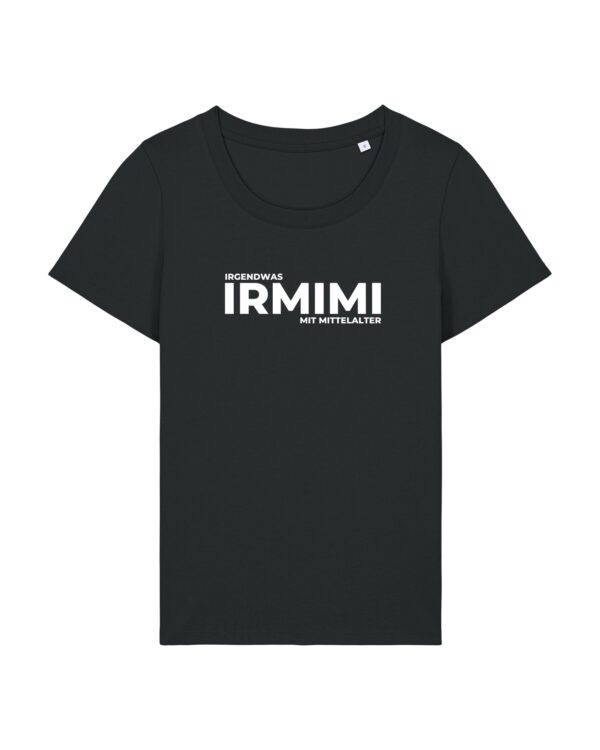 Logo-Shirt (weiß) | Damen, bio, OEKOTEX-100, verschiedene Farben | 🛜 IRMIMI