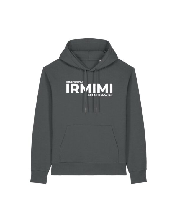 gemütlicher Logo-Hoodie (weiß) | unisex, extrem kuschelig, OEKOTEXT 100, recycelt | 🛜 IRMIMI