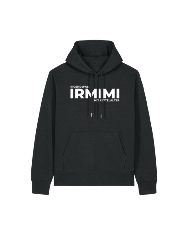 gemütlicher Logo-Hoodie (weiß) | unisex, extrem kuschelig, OEKOTEXT 100, recycelt | 🛜 IRMIMI
