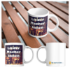 Tasse mit Cover für Kaffee, Tee und Podcast-Freunde | 325 ml, weiß | 🛜 LIEDER:MACHER:INNEN