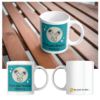 podcastbrause-cover-plus-podmerch Tasse mit Cover für Kaffee, Tee und Podcast-Freunde | 325 ml, weiß | 🛜 PODCAST-BRAUSE