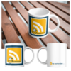 Podmerch-Tasse für Kaffee, Tee und Podcast-Freunde | 325 ml, weiß | 🛜 PODMERCH.DE